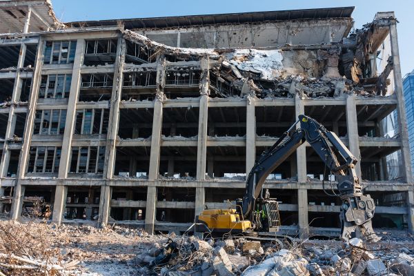 Commercial Building Demolition in Mansfield
