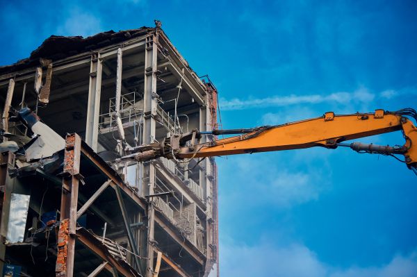 Factory Demolition in Mansfield