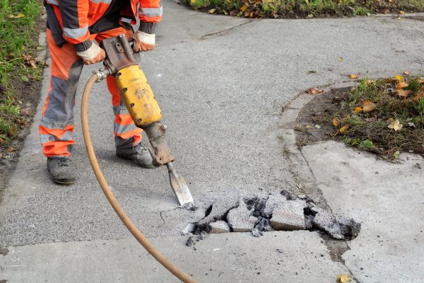 Sidewalk Removal in Mansfield
