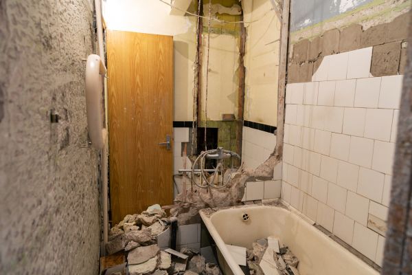 Shower Tile Demolition in Mansfield